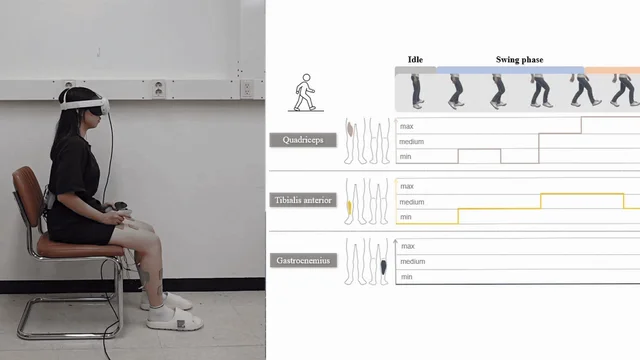 EMSWalker: Integrating Gait-Synchronized Electrical Muscle Stimulation for Seated Walking-in-Place in Virtual Reality